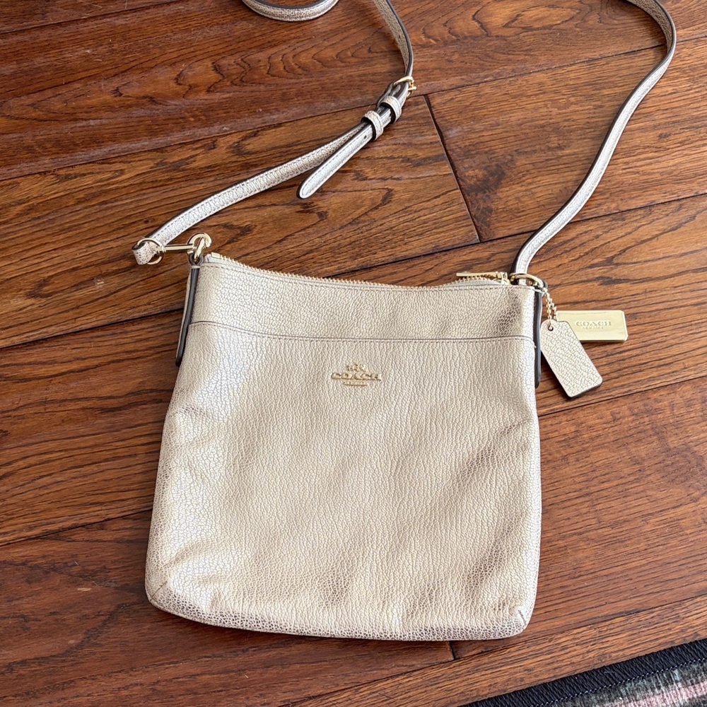 Coach Gold Crossbody Bag